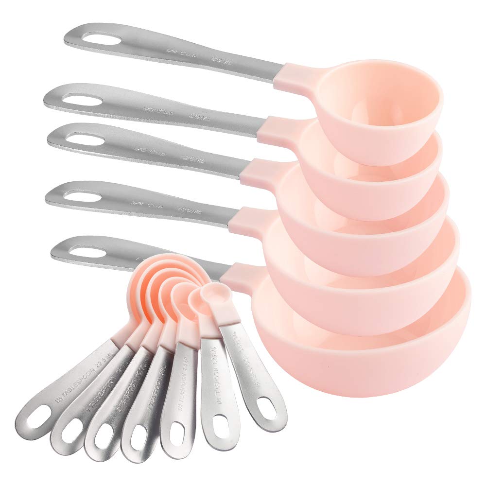 Set De Tazas Y Cucharas Medidoras Cook With Color De Acero Inoxidable - Venta Internacional.