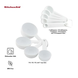 Foto 3 | Juego De Tazas Y Cucharas Medidoras Kitchenaid Universal De 9 Piezas - Venta Internacional.