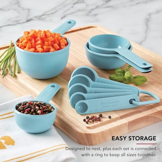 Foto 4 | Juego De Tazas Y Cucharas Medidoras Kitchenaid Para Agua Mineral, 9 Piezas - Venta Internacional.
