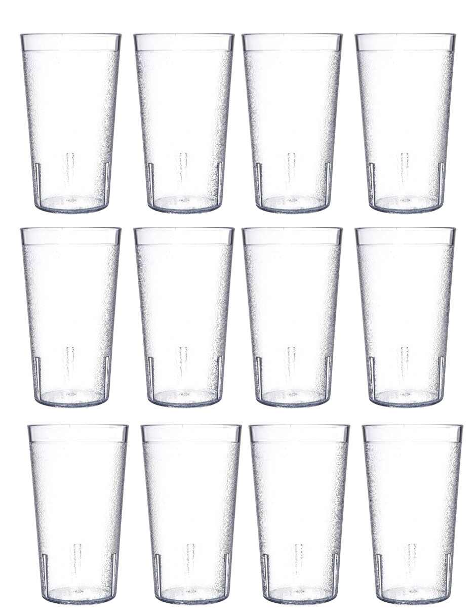 Foto 2 pulgar | Paquete De 12 Vasos Kitchen Facilities De Plástico San 16oz Resistente 473ml