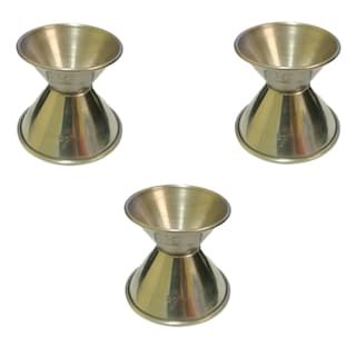 Foto 3 | Jigger Porcionador para Bebidas Acero Inoxidable 30-15 ml 3 Piezas