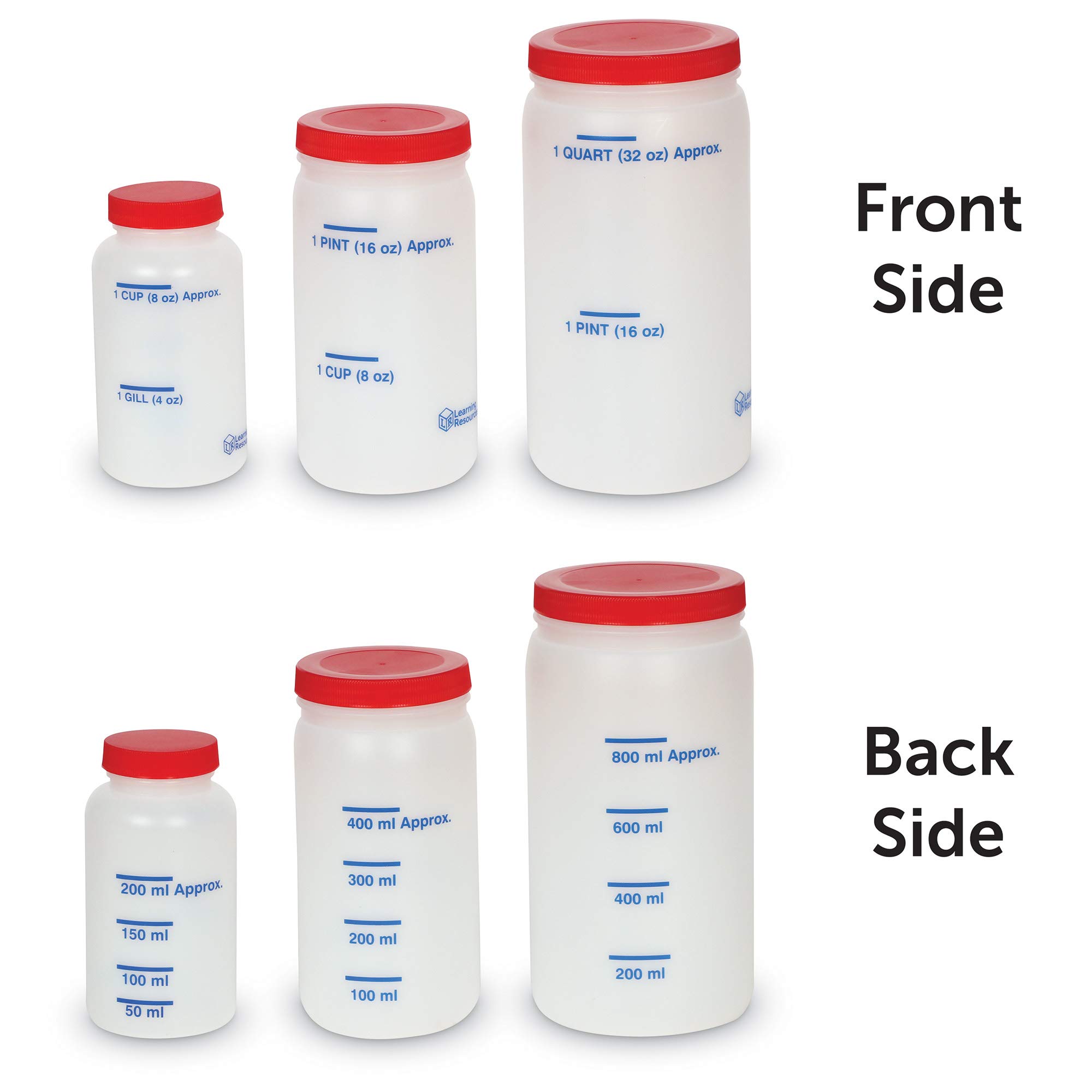 Foto 4 pulgar | 5 Piezas De Measuring Jars Learning Resources Para Los Grados K+ - Venta Internacional.