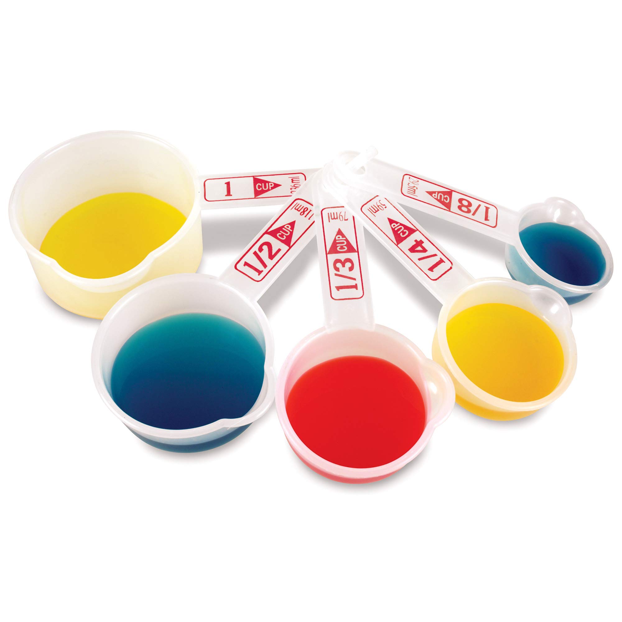 Set De 5 Tazas Medidoras, Recursos De Aprendizaje - Venta Internacional.