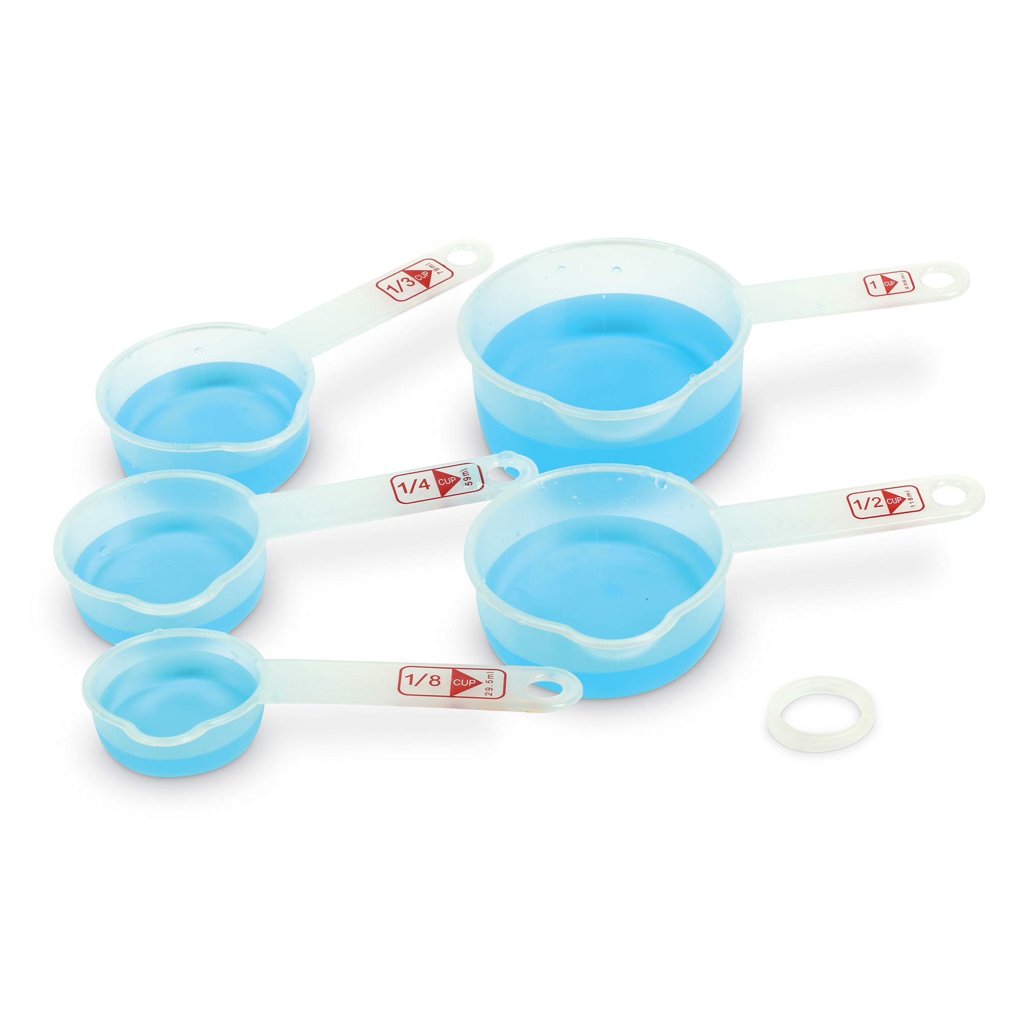 Foto 4 pulgar | Set De 5 Tazas Medidoras, Recursos De Aprendizaje - Venta Internacional.