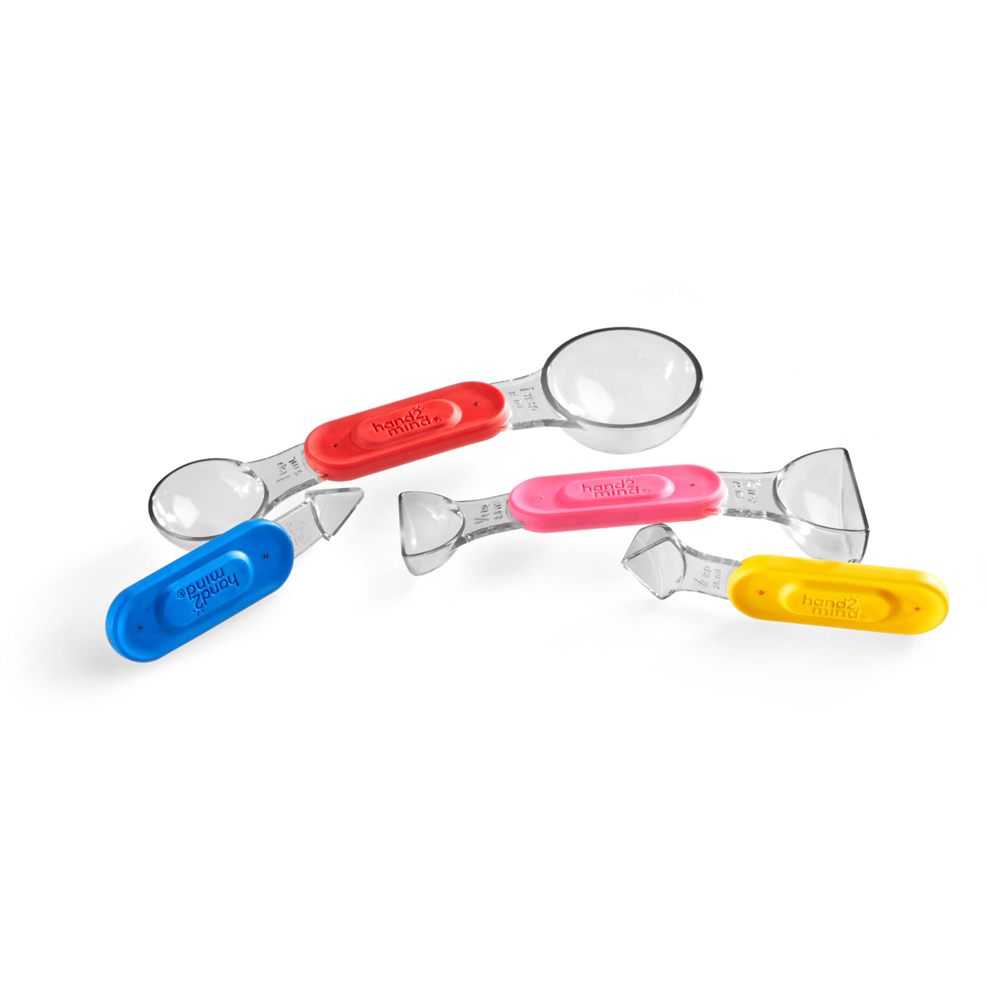 Foto 4 | Juego De Cucharas Medidoras Hand2mind Rainbow Fraction Para Niños, 4 Unidades - Venta Internacional.