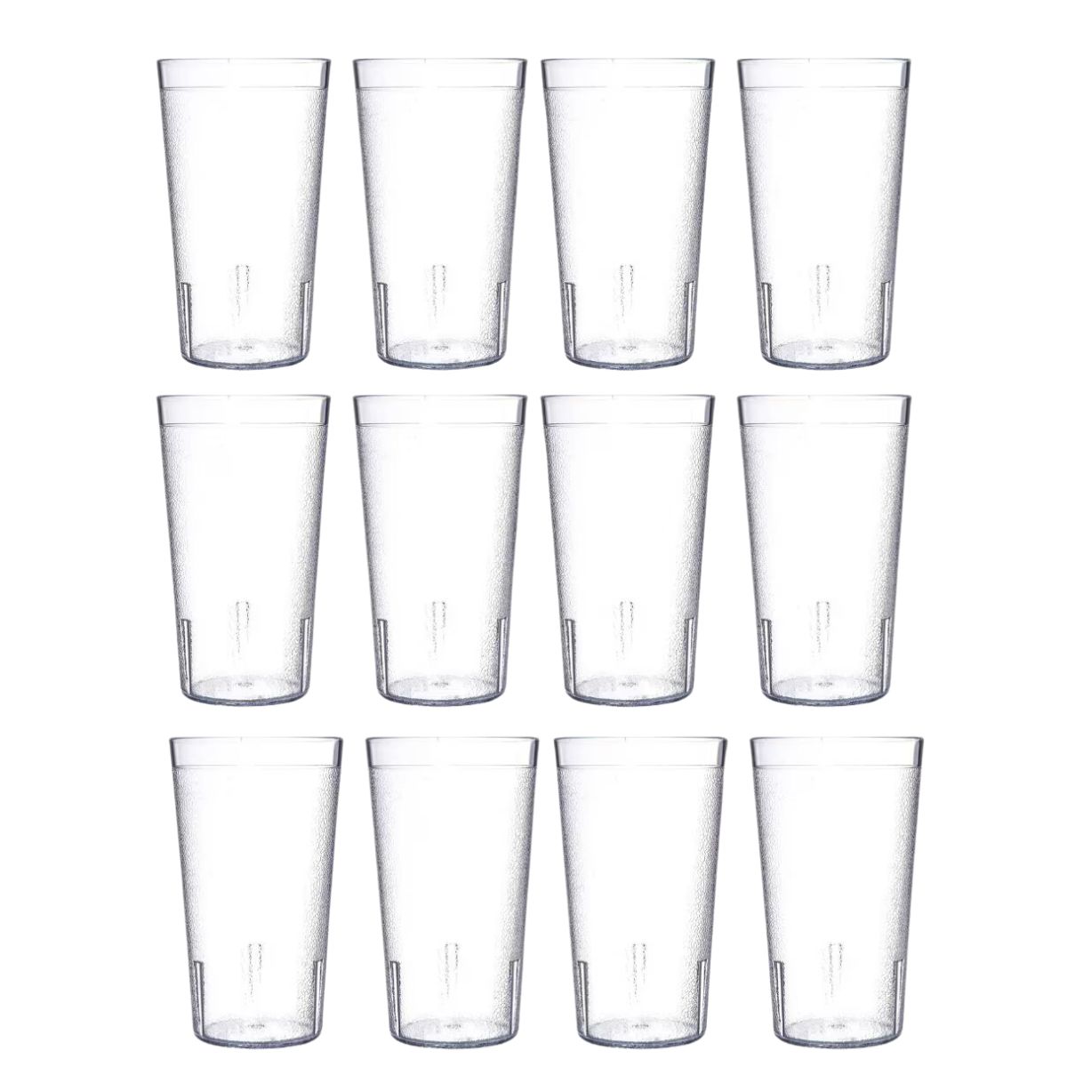 Foto 4 pulgar | Paquete De 12 Vasos Kitchen Facilities De Plástico San 12oz Resistente 360ml