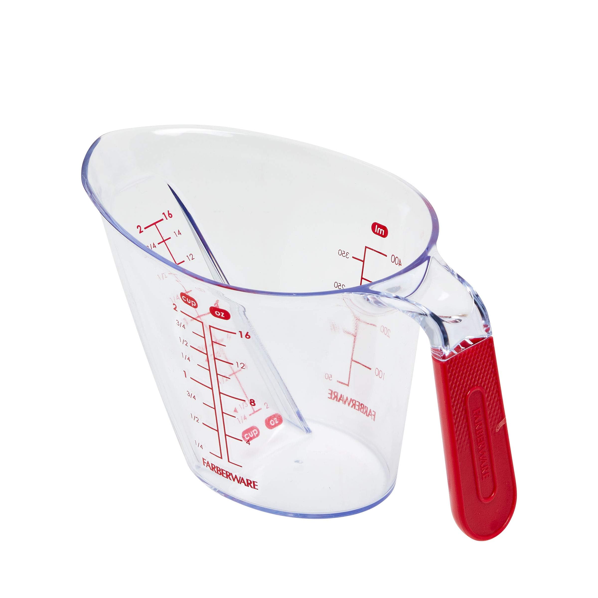 Foto 2 pulgar | Vaso Medidor Farberware Pro Angled, 500 Ml, 2 Tazas, Rojo - Venta Internacional.