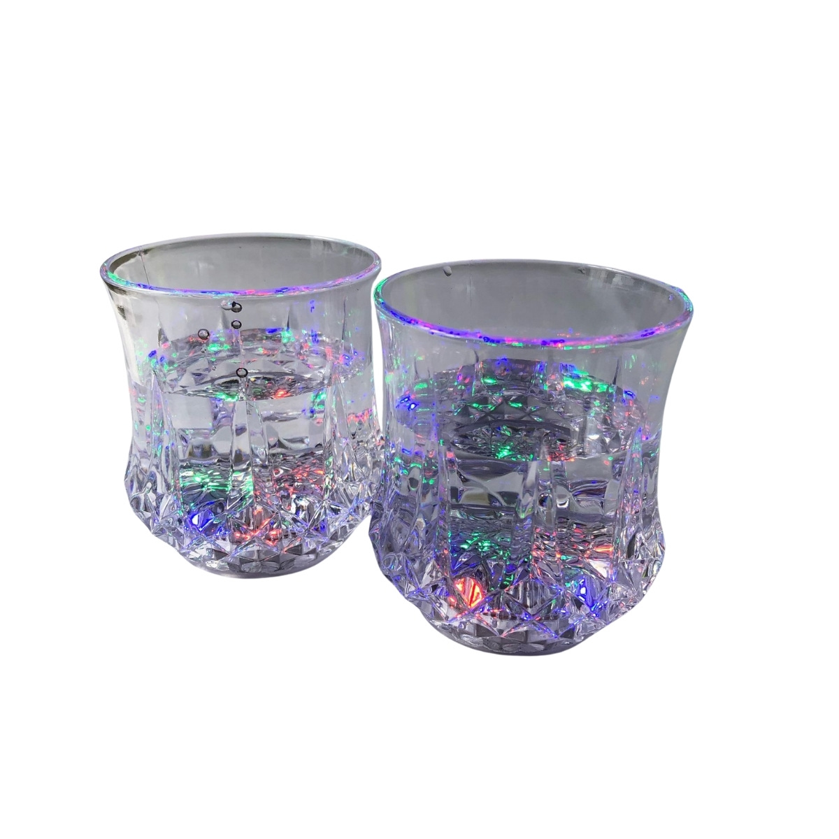 Foto 2 pulgar | Set 3 Vasos De 8 Oz Con Luz Led Y Fluorescente