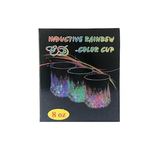 Foto 6 | Set 3 Vasos De 8 Oz Con Luz Led Y Fluorescente