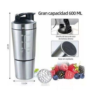 Foto 2 | Vaso Mezclador Shaker De Gimnasio Eo Safe Imports Esi-8243 Plata