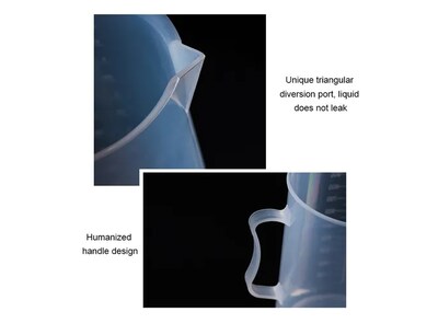 Foto 4 | Taza Medidora De Plástico 2000 Ml Graduada