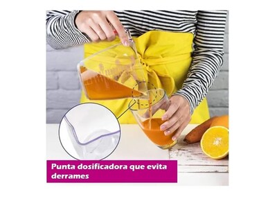 Foto 3 | Aleissi Xtellar Juego De 3 Jarritas Medidoras Para Cocina