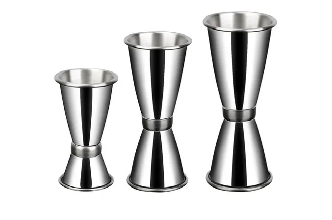 3pc Dosificador Jigger 1x2 Onzas Bebidas Bar Medidor Caledon
