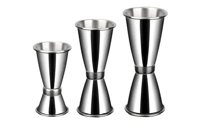 Foto 1 | 3pc Dosificador Jigger 1x2 Onzas Bebidas Bar Medidor Caledon
