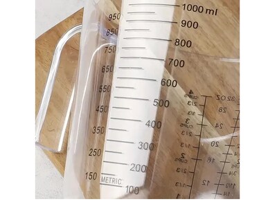 Foto 2 | Aleissi Xtellar Jarra Medidora Uso Rudo Cocina Reposteria 1lt Color Transparente