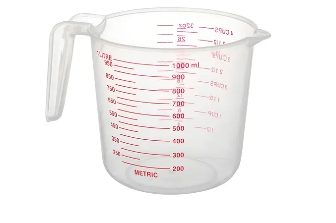 Foto 3 pulgar | Taza Xtellar De Medición Jarra Con Agarre Y Azúcar Líquido Medida Color Transparente