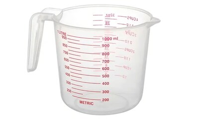 Foto 2 | Taza Xtellar De Medición Jarra Con Agarre Y Azúcar Líquido Medida Color Transparente