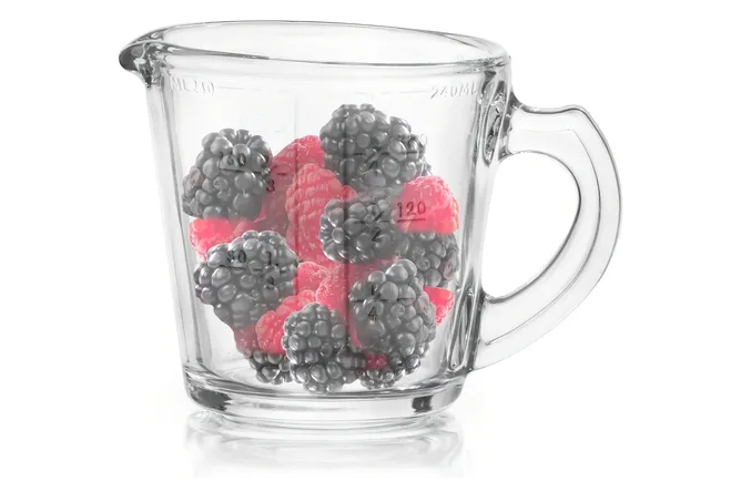 Pro Xtellar Chef Taza Medidora De Vidrio De 240ml Reposteria