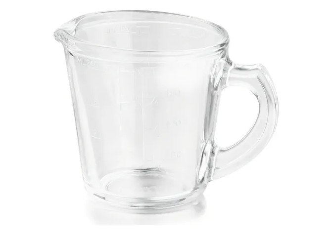 Foto 4 pulgar | Pro Xtellar Chef Taza Medidora De Vidrio De 240ml Reposteria
