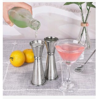 Foto 4 | Medidor Xtellar Doble Dosificador Jigger Bebida 1 Y 2.5 Onzas 3 Pzs Color Acero Inoxidable