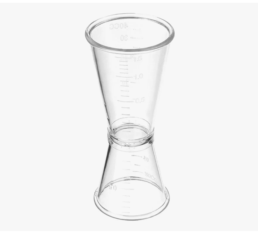 Vaso Xtellar Medidor Para Cócteles Jigger Onzas Acrilico