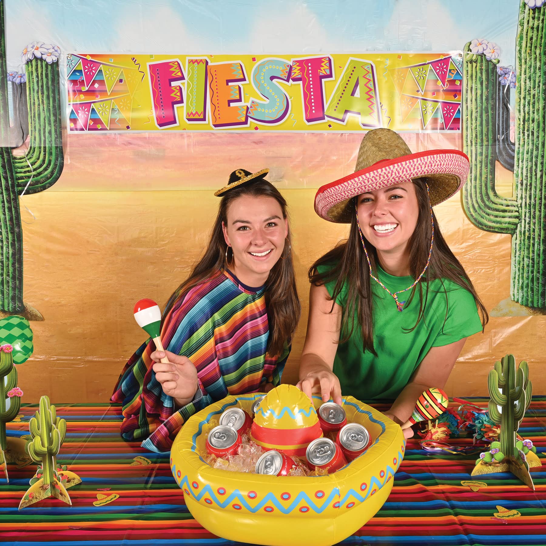 Foto 6 pulgar | Sombrero Inflable Beistle, Multicolor, Capacidad De 2,8 Litros - Venta Internacional.
