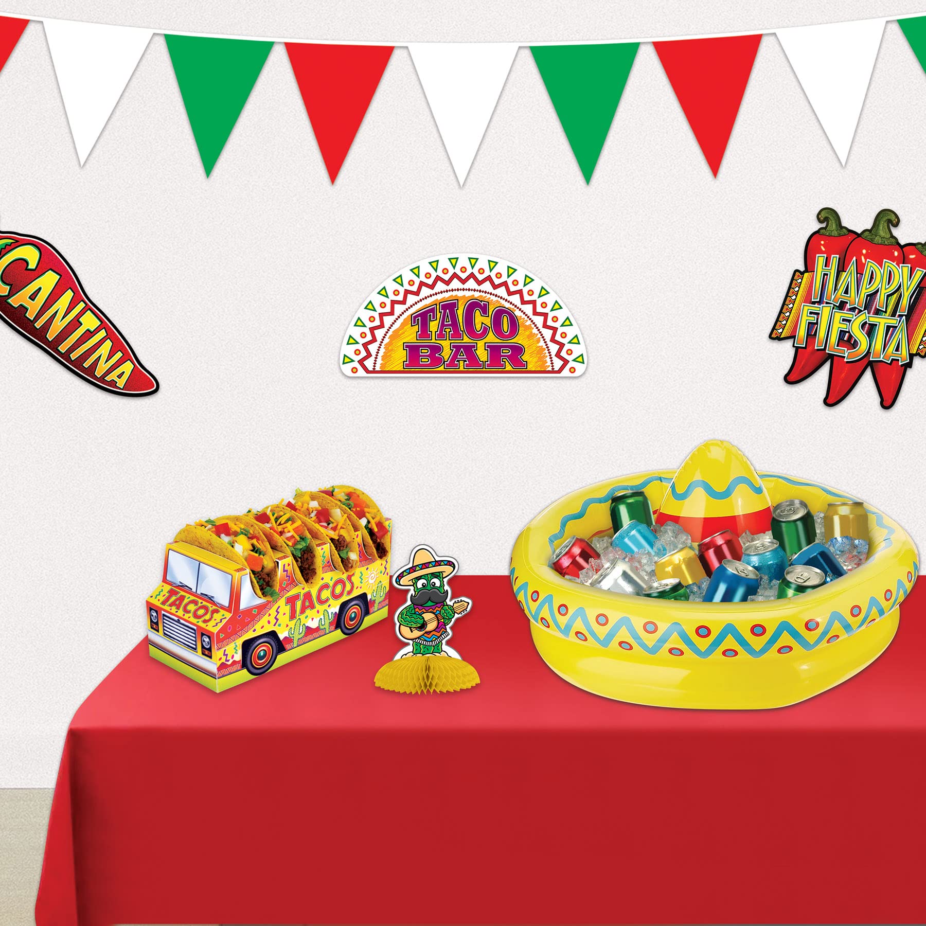 Foto 6 | Sombrero Inflable Beistle, Multicolor, Capacidad De 2,8 Litros - Venta Internacional.