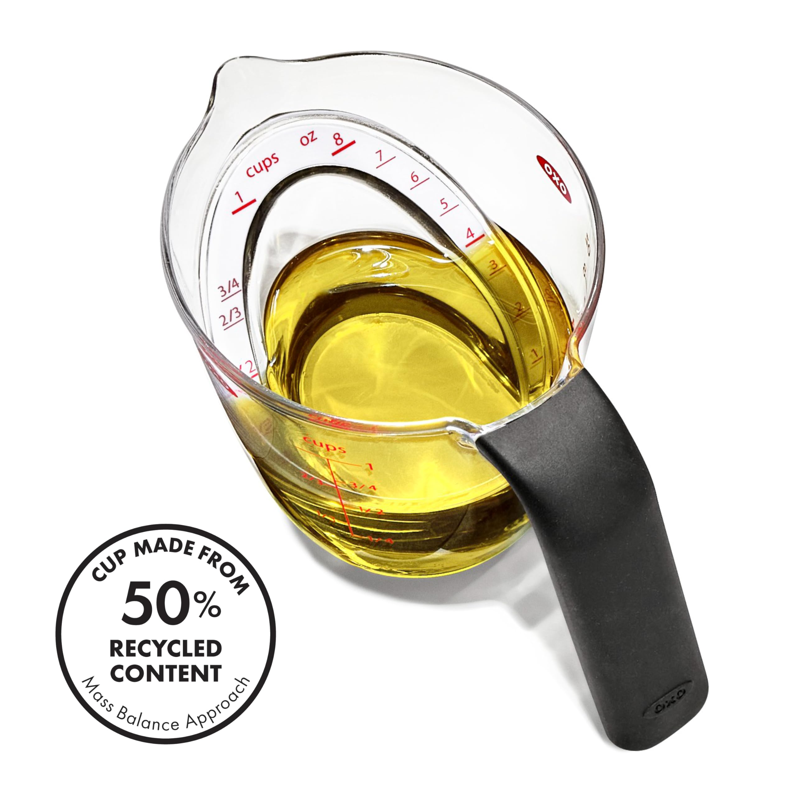 Foto 3 | Vaso Medidor Oxo Good Grips, 250 Ml, Superficie Angular De 1 Taza - Venta Internacional.
