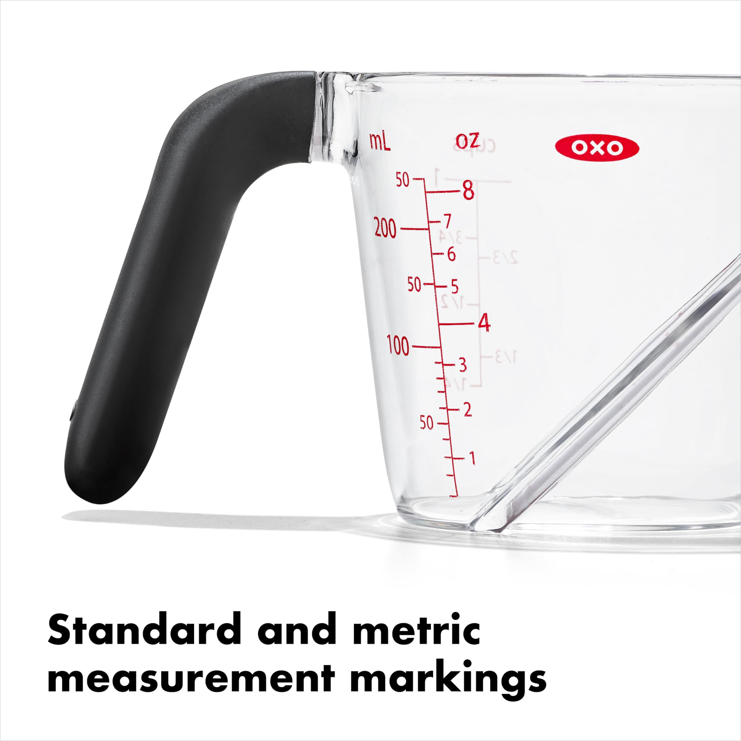 Foto 5 pulgar | Vaso Medidor Oxo Good Grips, 250 Ml, Superficie Angular De 1 Taza - Venta Internacional.