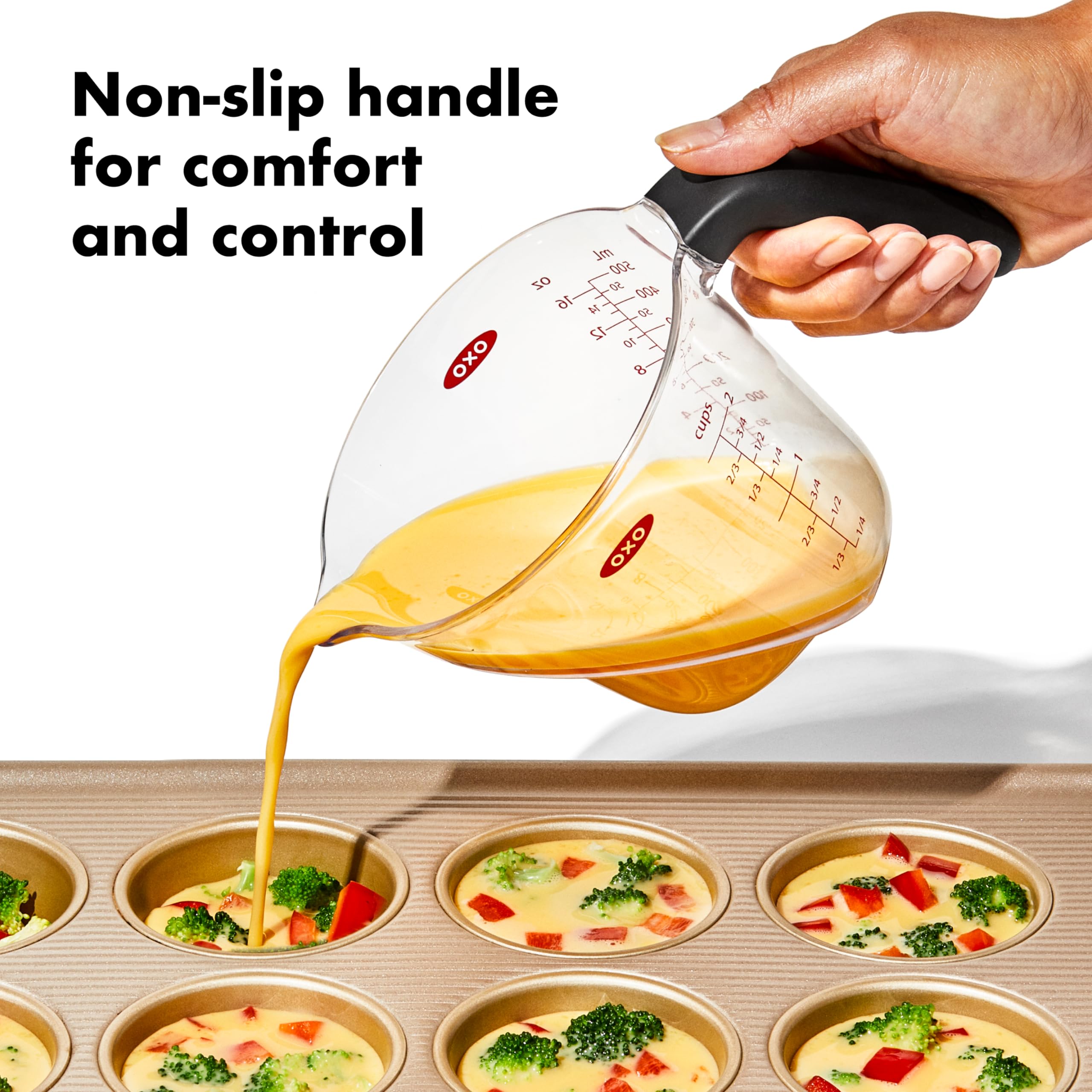 Foto 6 pulgar | Vaso Medidor Oxo Good Grips, 250 Ml, Superficie Angular De 1 Taza - Venta Internacional.