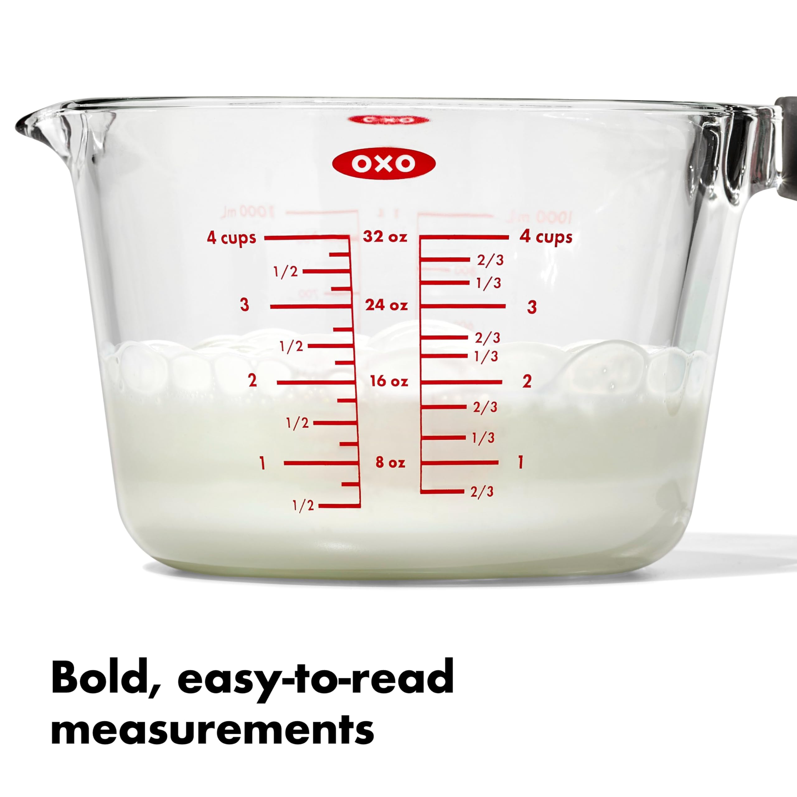 Foto 5 pulgar | Vaso Medidor Oxo Good Grips De Vidrio Borosilicato, 4 Tazas - Venta Internacional.