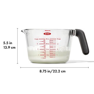 Foto 6 | Vaso Medidor Oxo Good Grips De Vidrio Borosilicato, 4 Tazas - Venta Internacional.