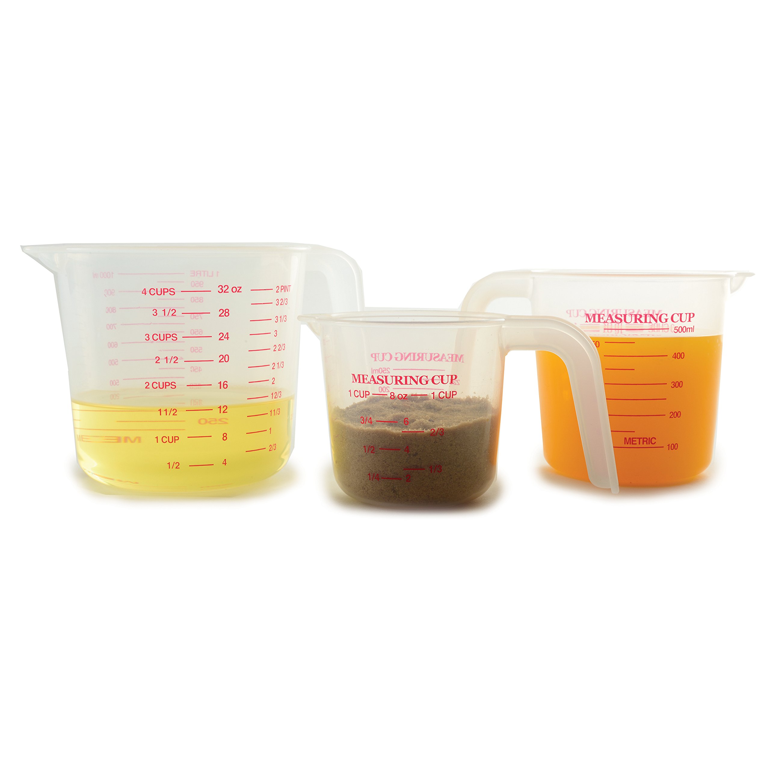 Foto 4 pulgar | Vaso Medidor Norpro De Plástico Con Capacidad Para 2 Tazas, Multicolor - Venta Internacional.