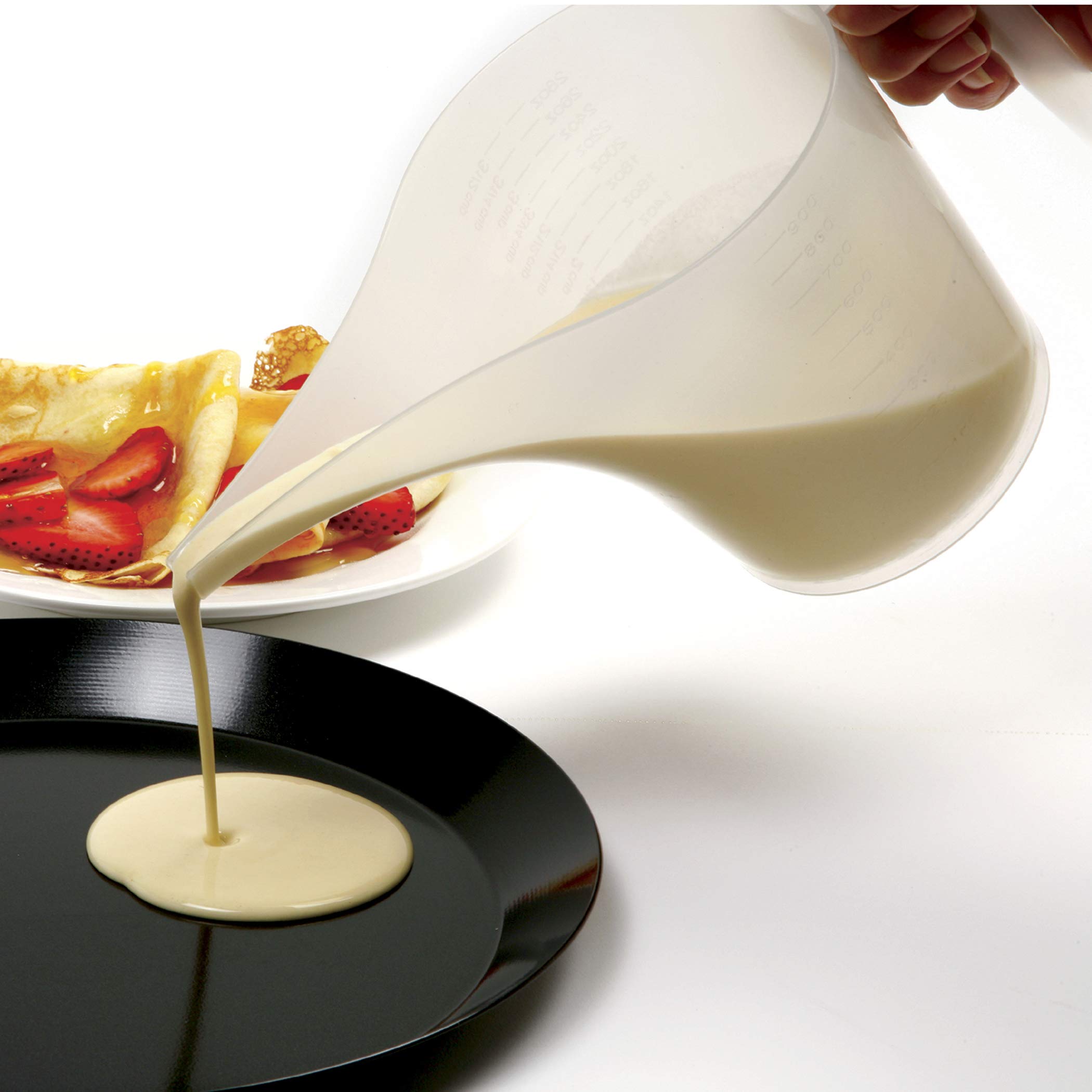 Foto 4 pulgar | Jarra Tipo Embudo Norpro, 900 Ml, 3,5 Tazas, Color Blanco - Venta Internacional.
