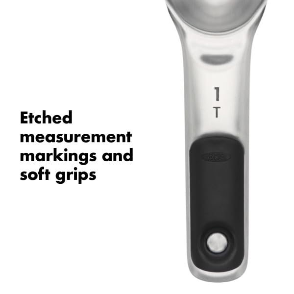 Foto 7 pulgar | Cucharas Dosificadoras Oxo Good Grips De Acero Inoxidable, 4 Piezas - Venta Internacional.