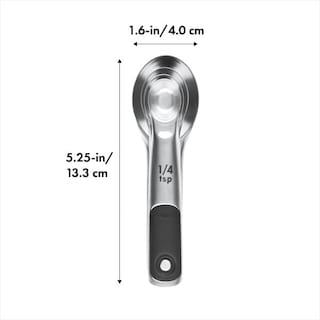 Foto 7 | Cucharas Dosificadoras Oxo Good Grips De Acero Inoxidable, 4 Piezas - Venta Internacional.