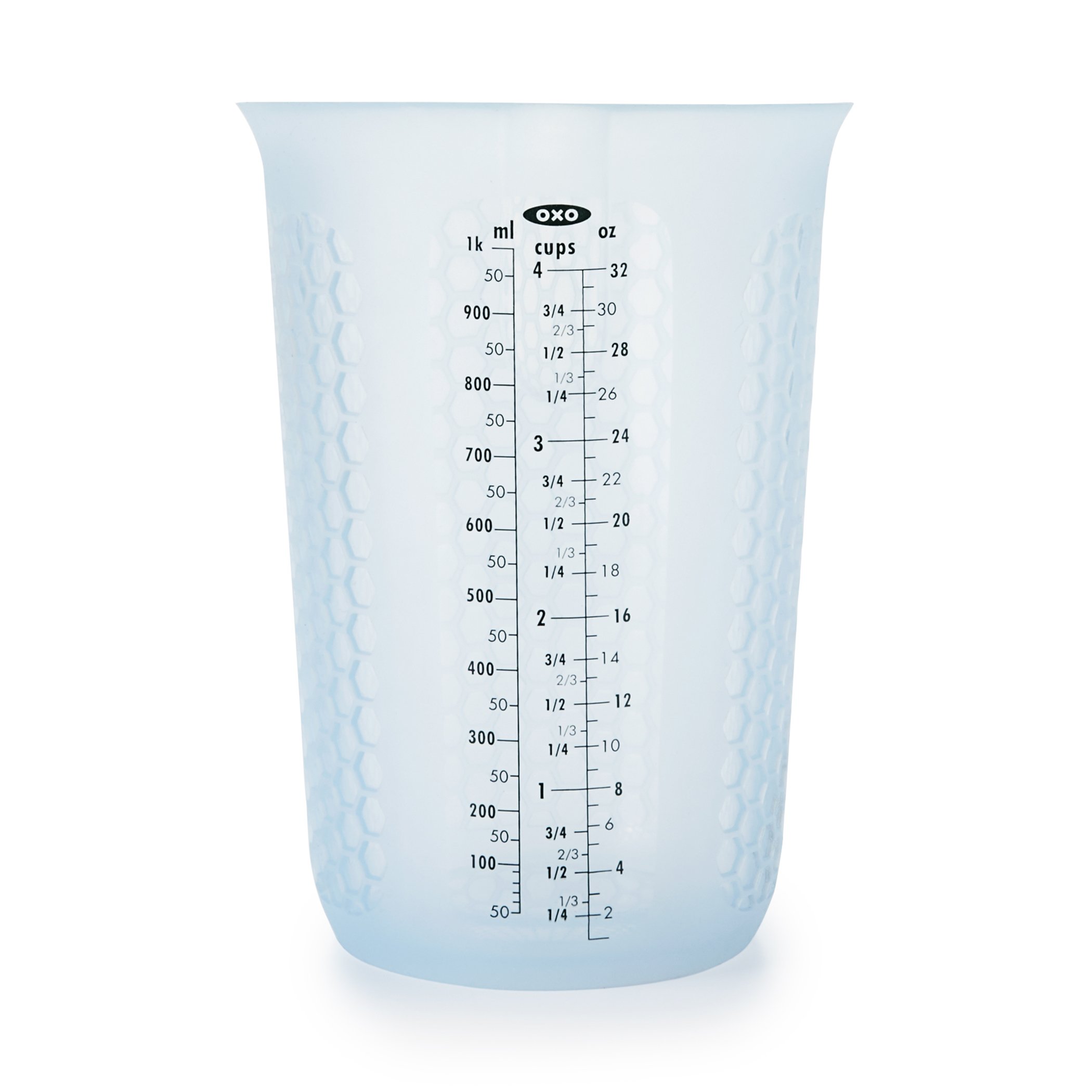 Foto 2 pulgar | Vaso Medidor Oxo Good Grips De Silicona Squeeze & Pour De 1 Litro - Venta Internacional.