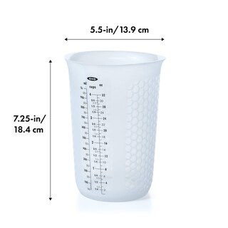Foto 2 | Vaso Medidor Oxo Good Grips De Silicona Squeeze & Pour De 1 Litro - Venta Internacional.