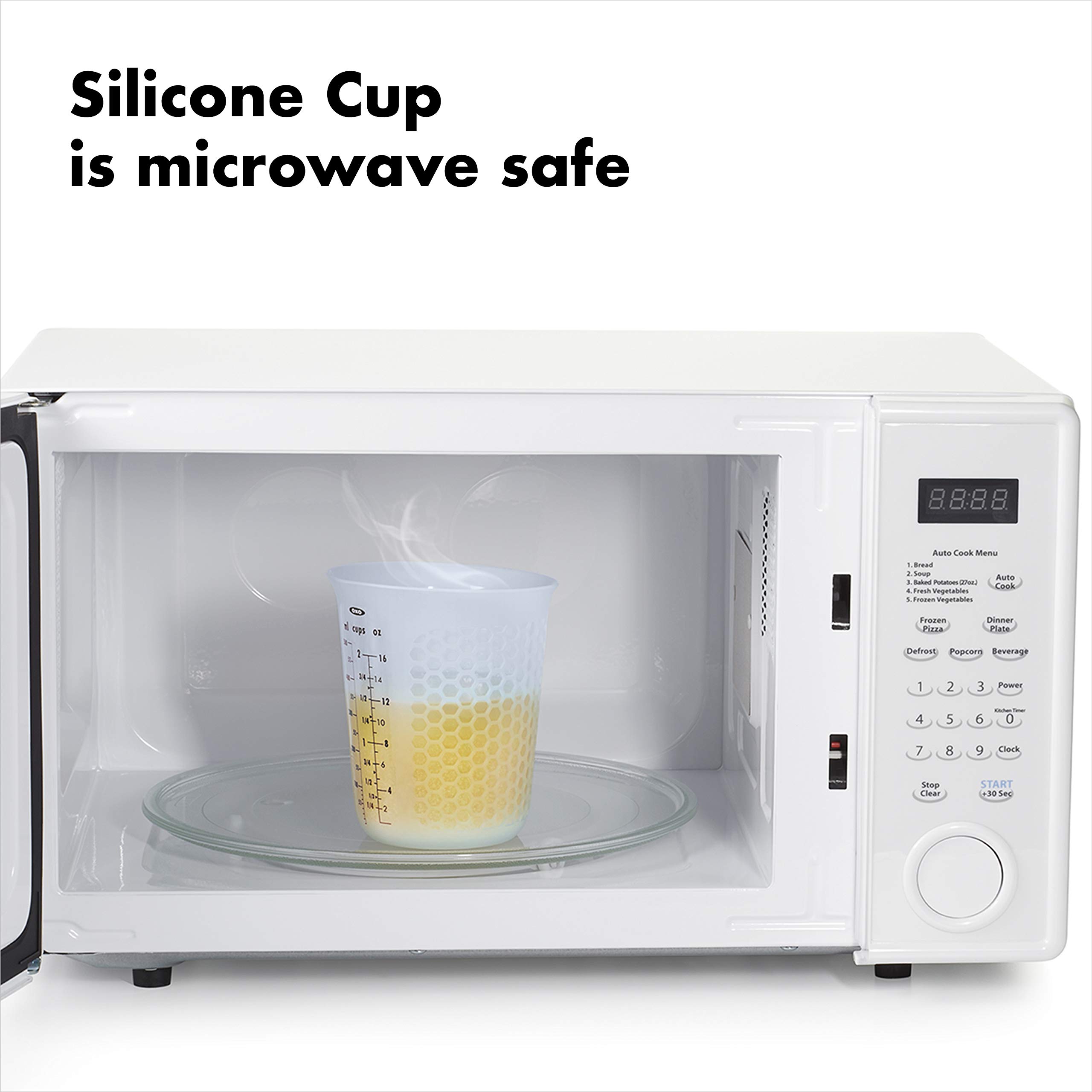 Foto 4 pulgar | Vaso Medidor Oxo Good Grips De Silicona Squeeze & Pour De 1 Litro - Venta Internacional.