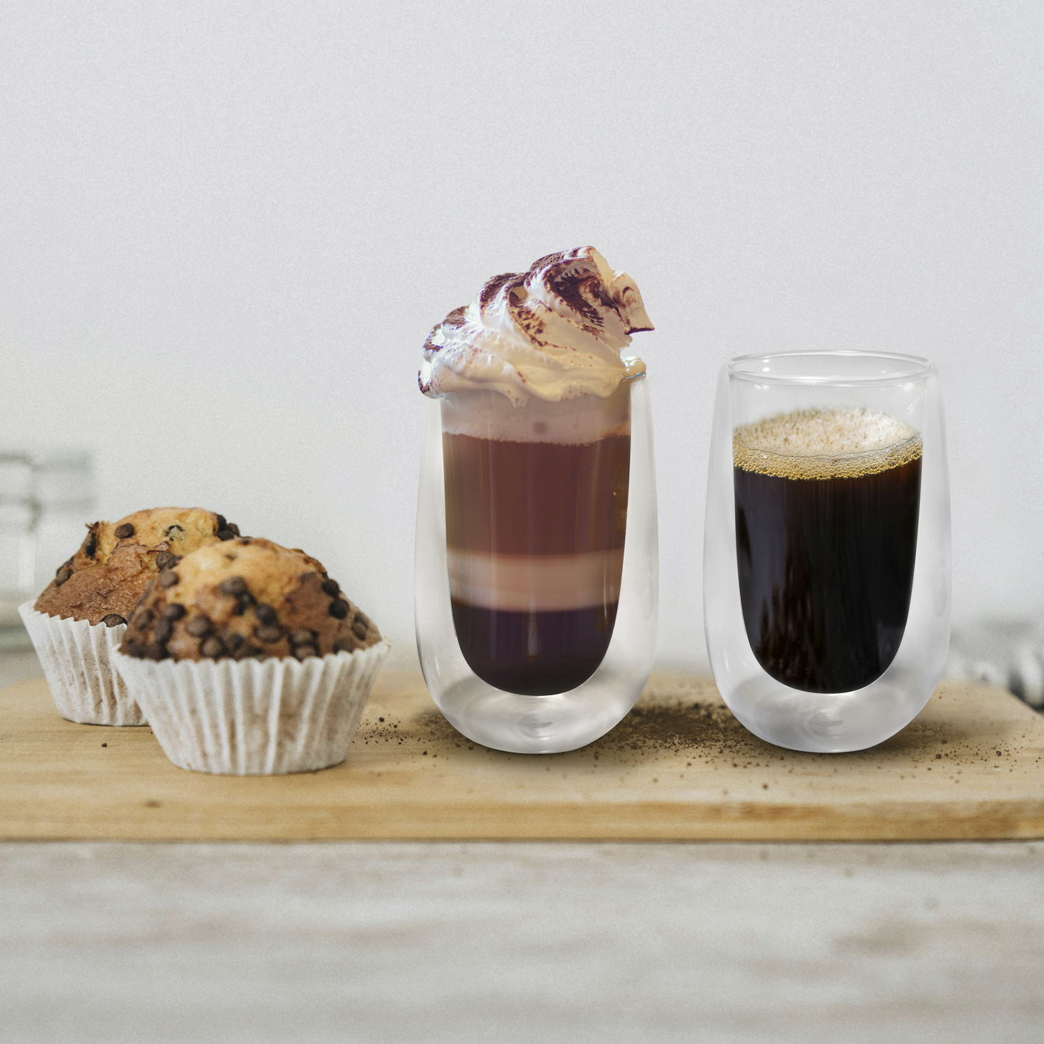 Foto 2 | Vaso Doble Pared 400 Ml 4 Piezas