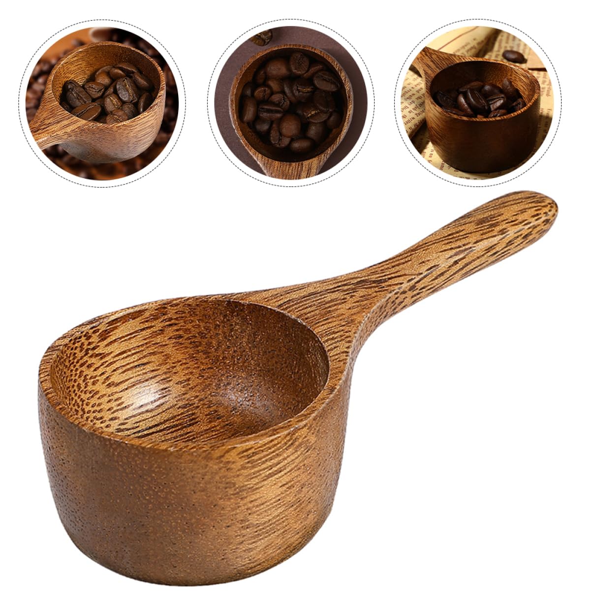 Foto 8 pulgar | Juego De Cucharas Medidoras Feltechelectr, Herramientas De Cocina De Madera De Acacia - Venta Internacional.