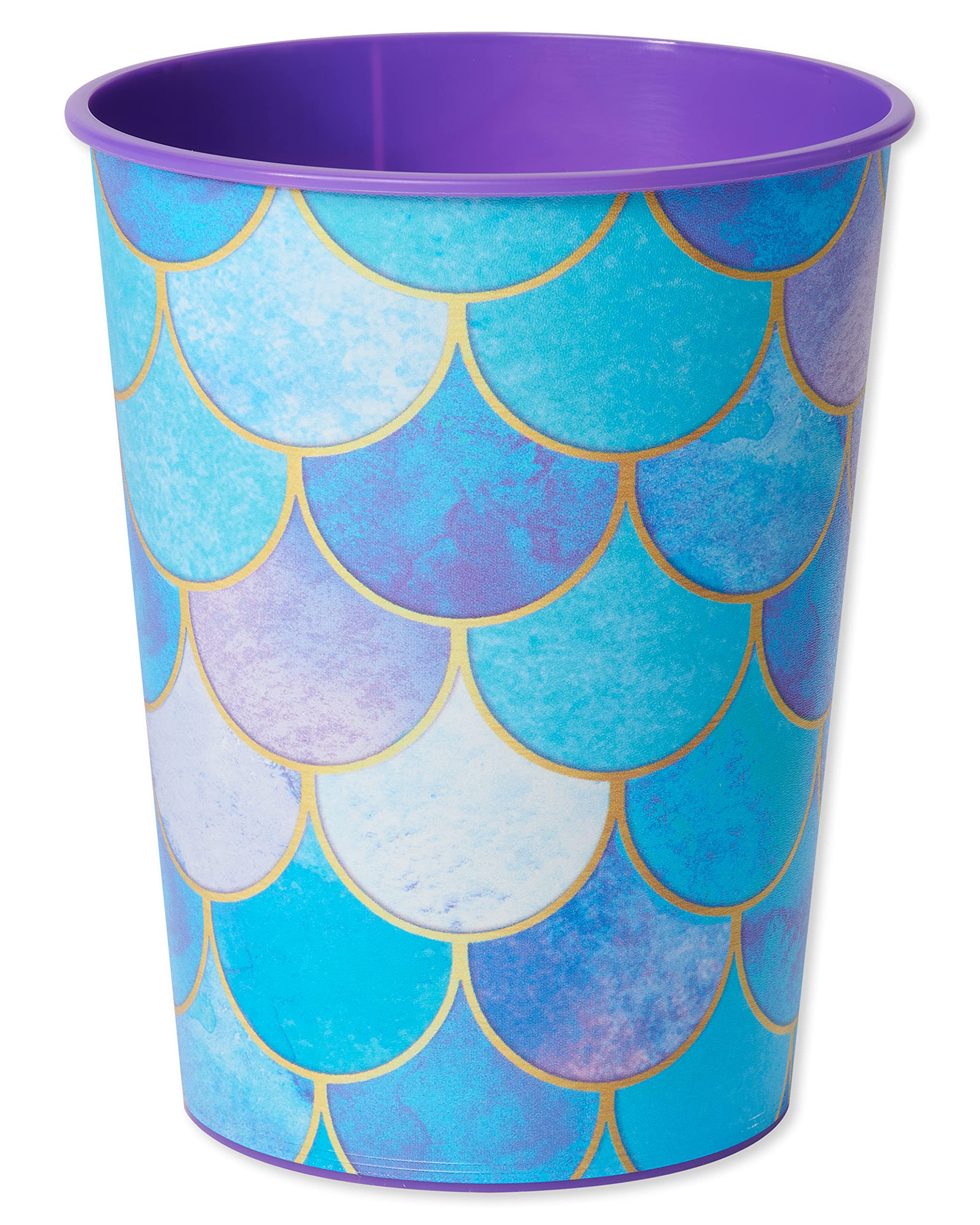 Foto 2 pulgar | Vasos Con Diseño De Sirena American Greetings, 16 Onzas, 8 Unidades, Party Supplies - Venta Internacional.