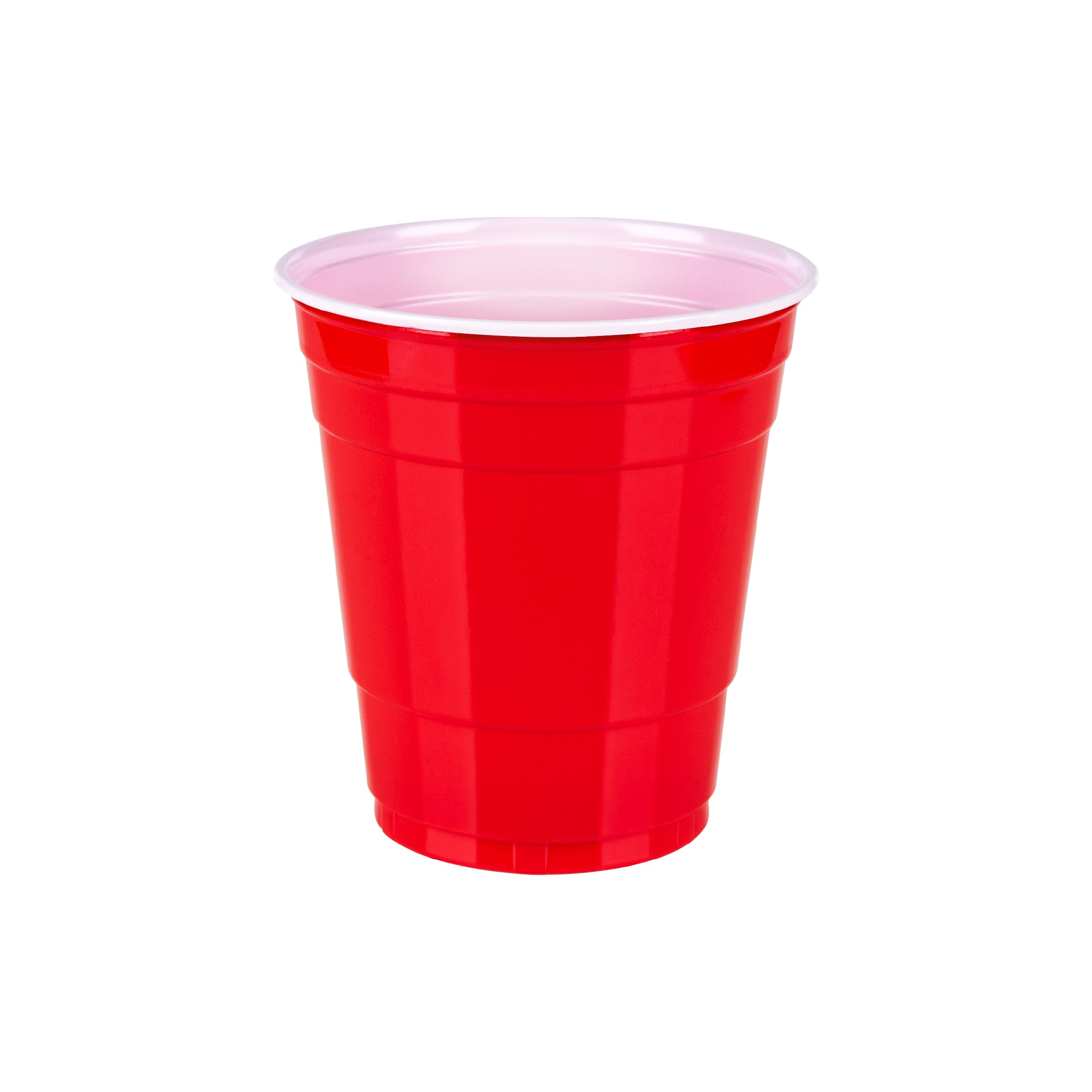 Foto 3 pulgar | Vasos Desechables De Plástico Para Fiestas Amazon Basics, 9 Oz, Rojos, 50 Unidades - Venta Internacional.