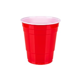 Foto 2 | Vasos Desechables De Plástico Para Fiestas Amazon Basics, 9 Oz, Rojos, 50 Unidades - Venta Internacional.