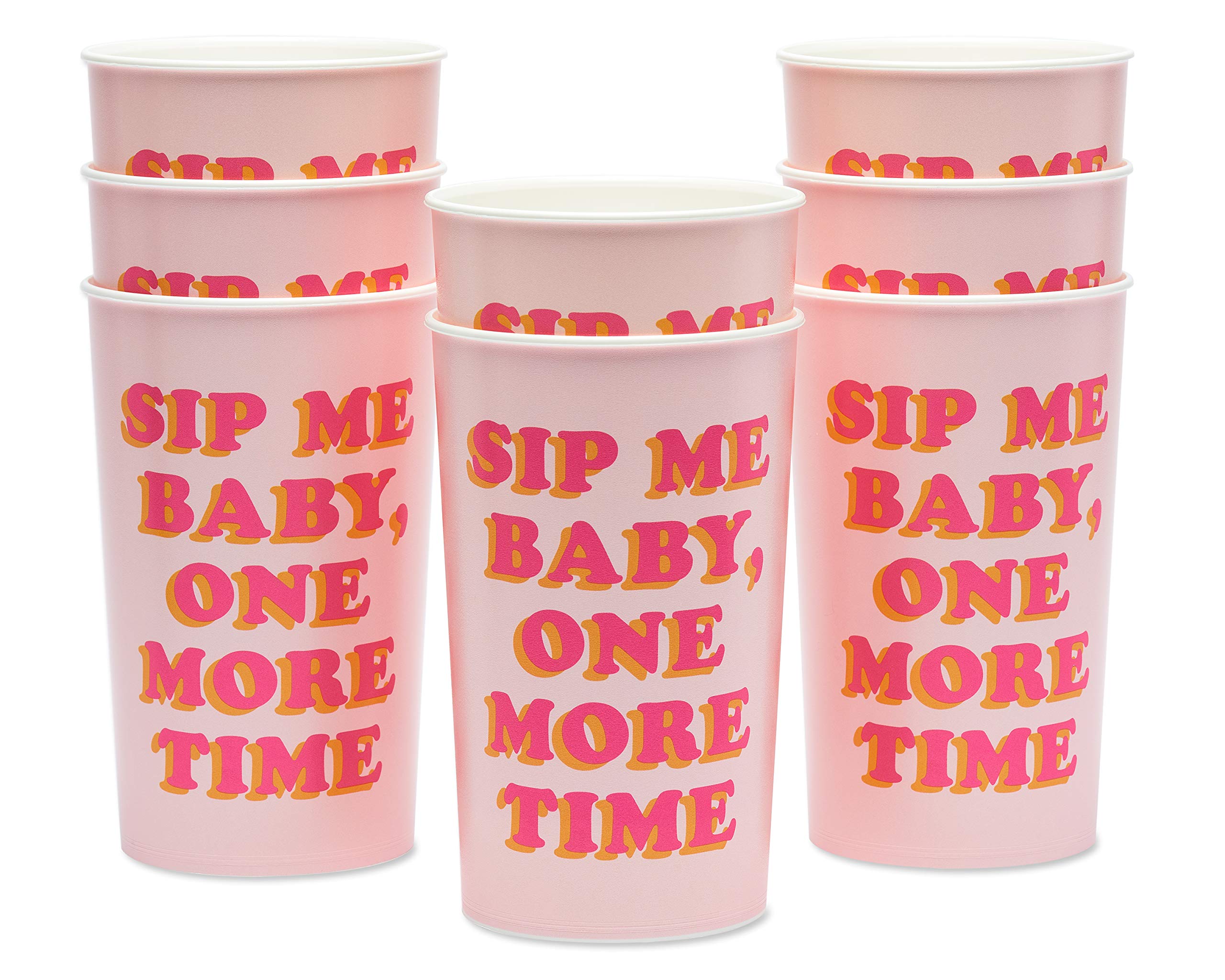 Foto 3 pulgar | Vasos Para Fiestas American Greetings Sip Me 650 Ml (8 Unidades) - Venta Internacional.