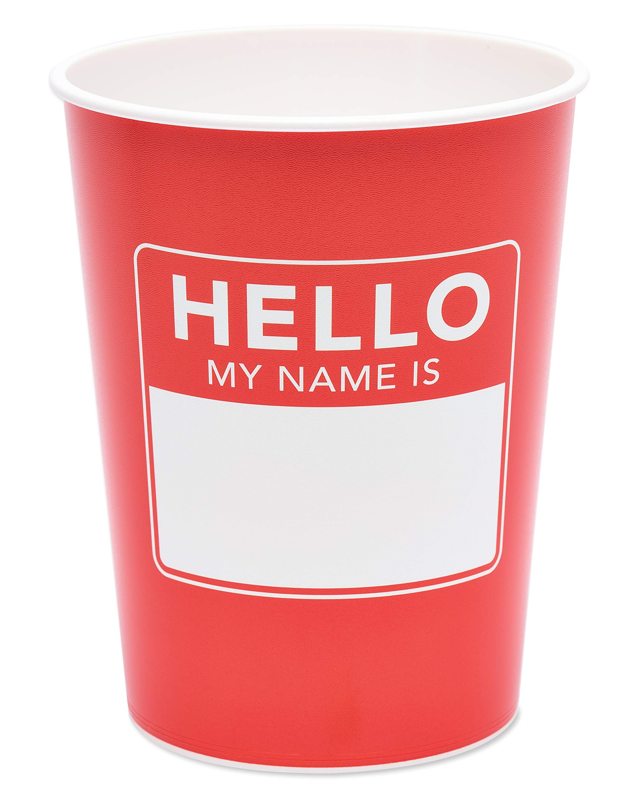 Foto 1 | Vasos Para Fiestas American Greetings Hello My Name Is, 500 Ml, 8 Unidades - Venta Internacional.