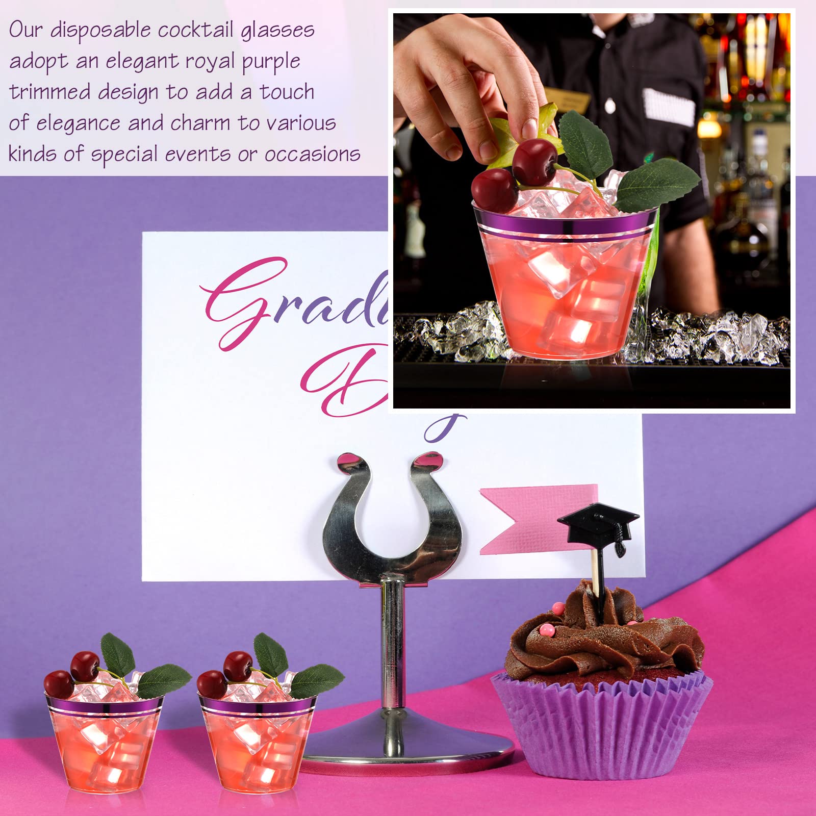Foto 4 pulgar | Vasos Desechables De Plástico Skylety Halloween 250 Ml (100 Unidades) - Venta Internacional.