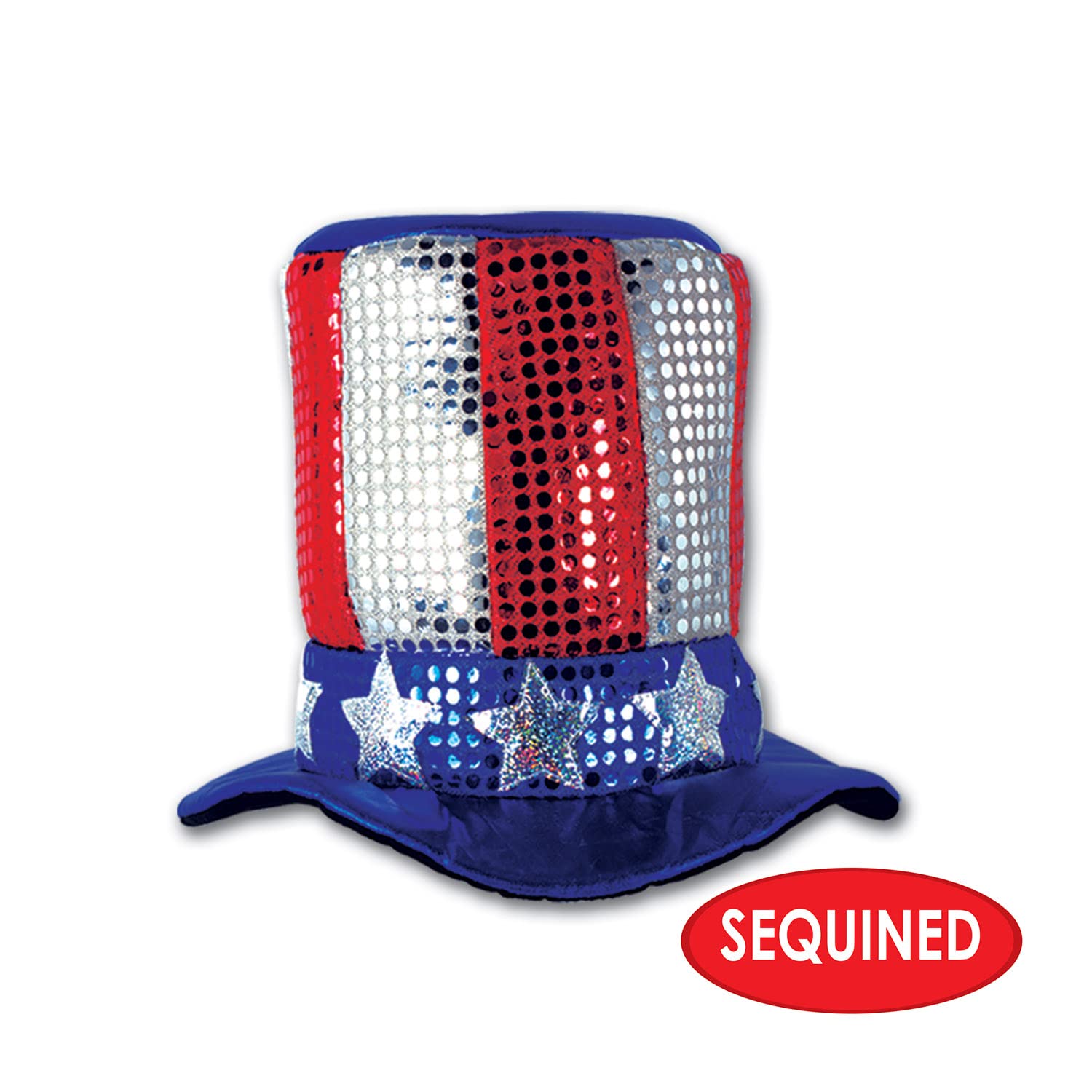 Foto 4 | Top Hats Beistle Glitz N' Gleam Uncle Sam, Paquete De 2 Unidades Osfm - Venta Internacional.