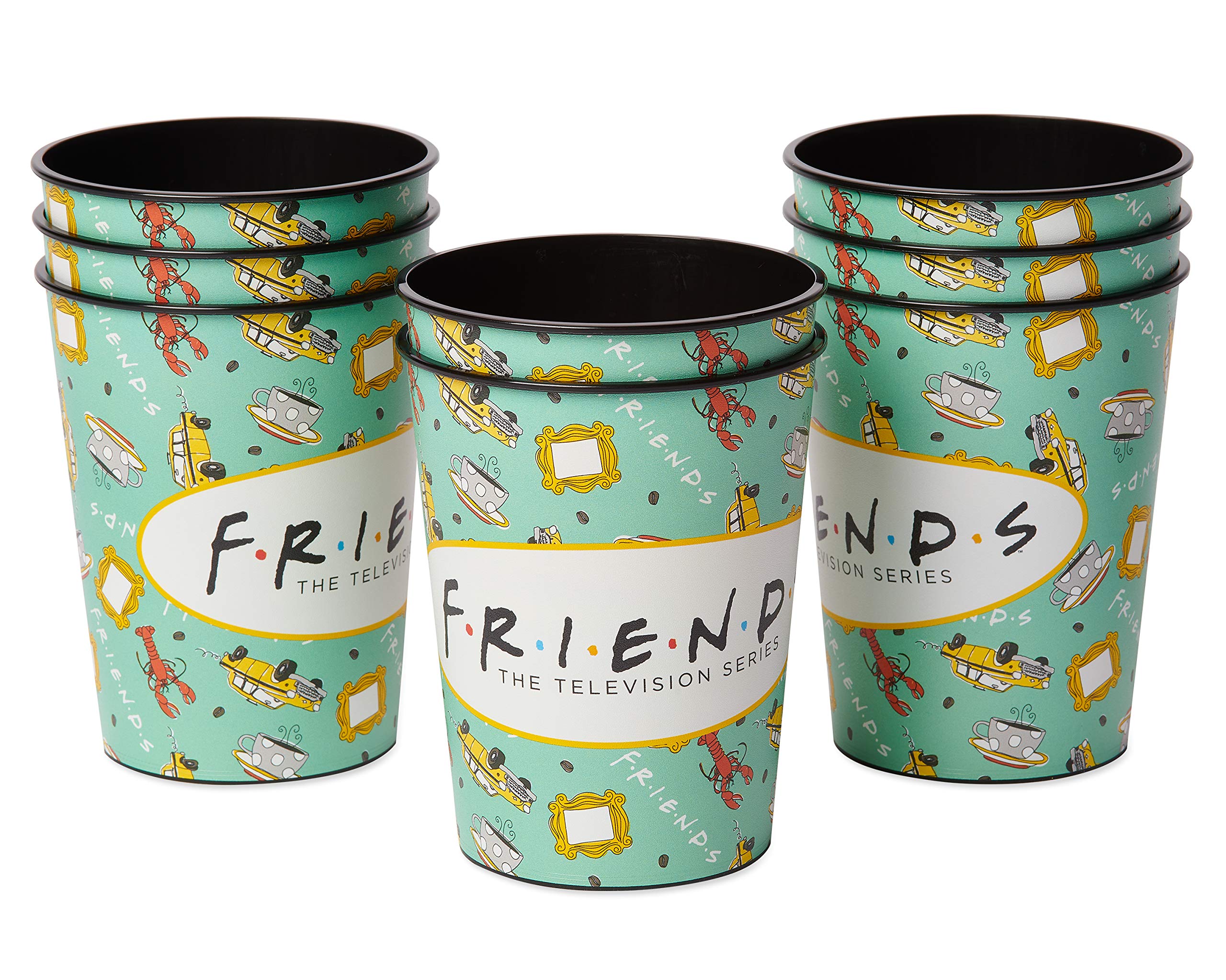 Foto 3 pulgar | Vasos De Plástico Para Fiestas American Greetings Friends, 8 X 16 Oz - Venta Internacional.