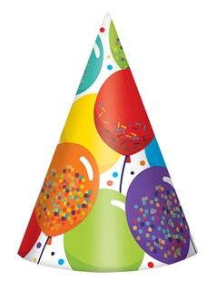 Foto 1 | Gorros De Fiesta Amscan Birthday Celebration, 24 Unidades, Multicolor - Venta Internacional.